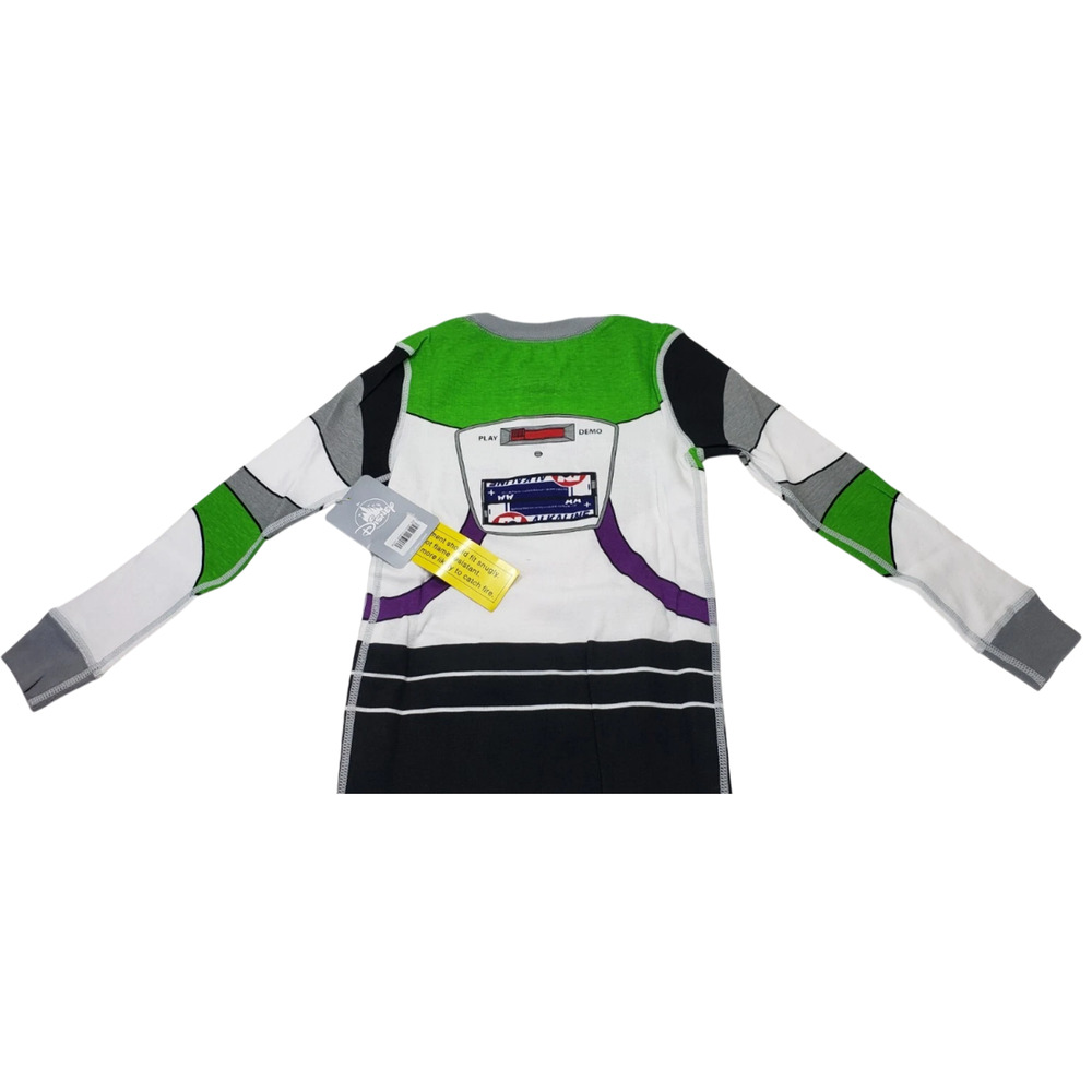 Disney Buzz Lightyear Costume Pajama Set Boys Size 4 PJ PALS Cotton New - Picture 7 of 11